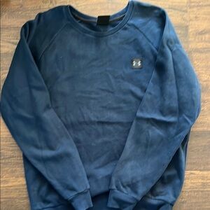Blue under armor crewneck sweatshirt